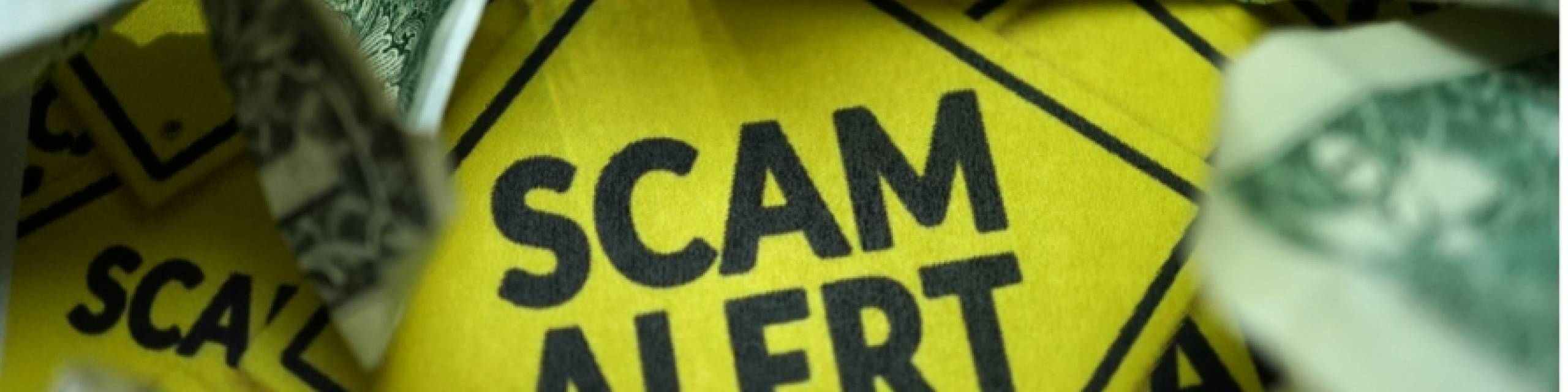 Scam Alert Warning Sign